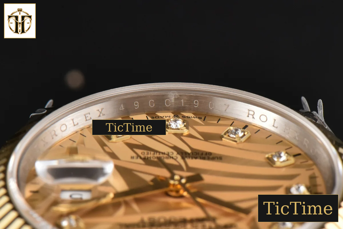 DateJust 36mm BPF YG/SS Fluted YG Plam Dial Diamond Marker Jubilee Bracelet 3235 — foto 14