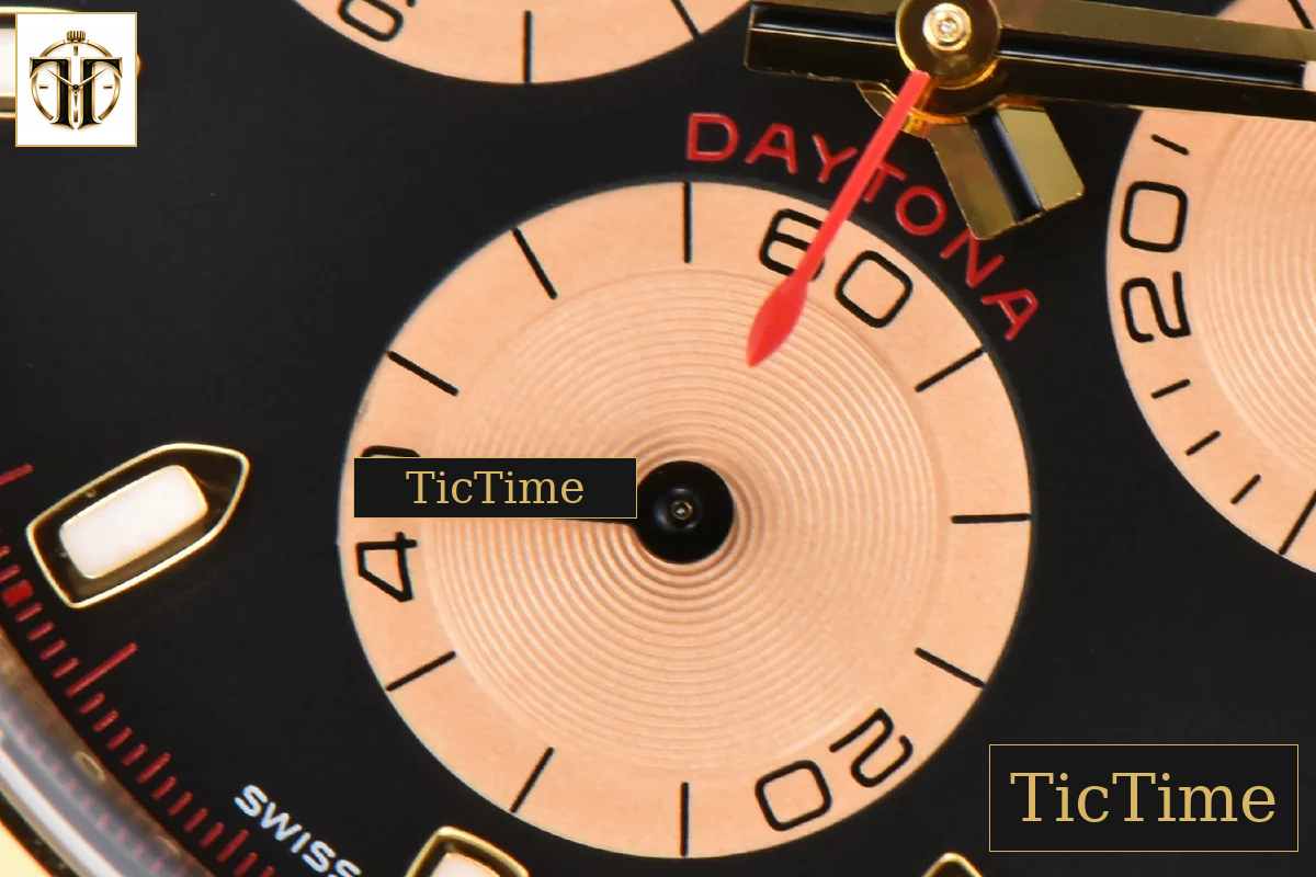 Daytona 116508 40mm Clean Factory YG 904L Black Dial YG Subdial YG Bracelet SA4130 — foto 9