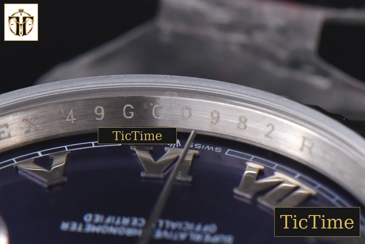 DateJust 36mm GMF SS Blue Dial Roma Marker Jubilee Bracelet VR3235 — foto 14