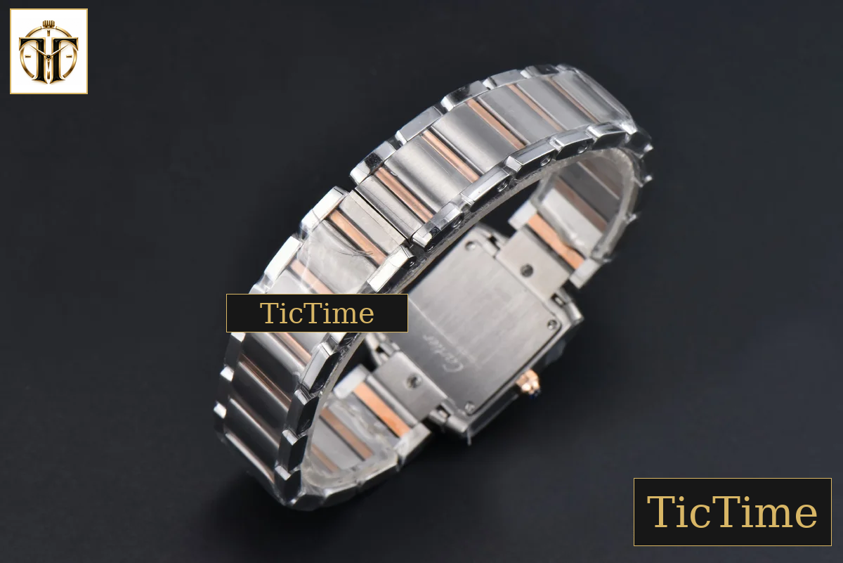 Tank Francaise Small 25.7mmx21.2mm 8848F Diamond RG/SS Bracelet Quartz — foto 24