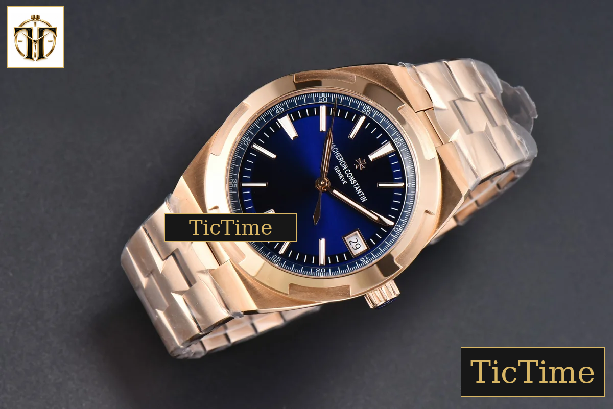 Overseas 4500V 41mm ZF RG Blue Dial RG Bracelet A5100 — foto 4