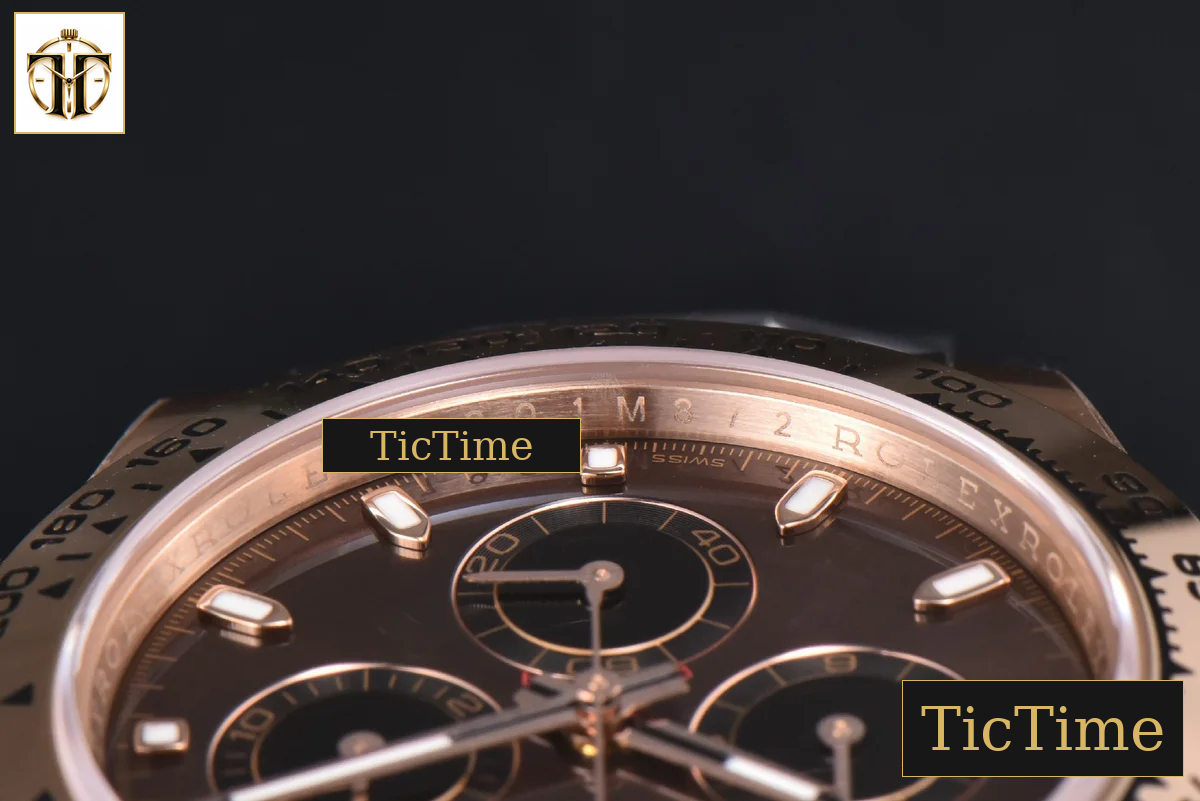 Daytona 116505 APSF RG Brown Dial Lume Marker RG Bracelet SH4130 — foto 14