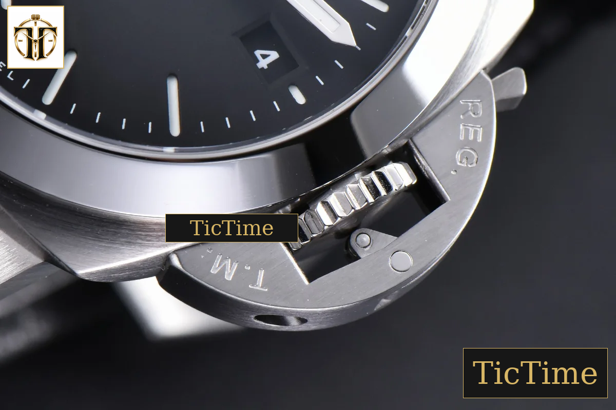 Luminor Quaranta BiTempo PAM1365 40mm VSF Black Dial Leather Strap P900 — foto 9