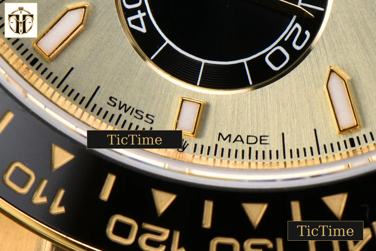 Daytona UFO 126518 40mm UF YG Black Subdial Oysterflex Strap (Free Sprung) UF4131 — foto 9