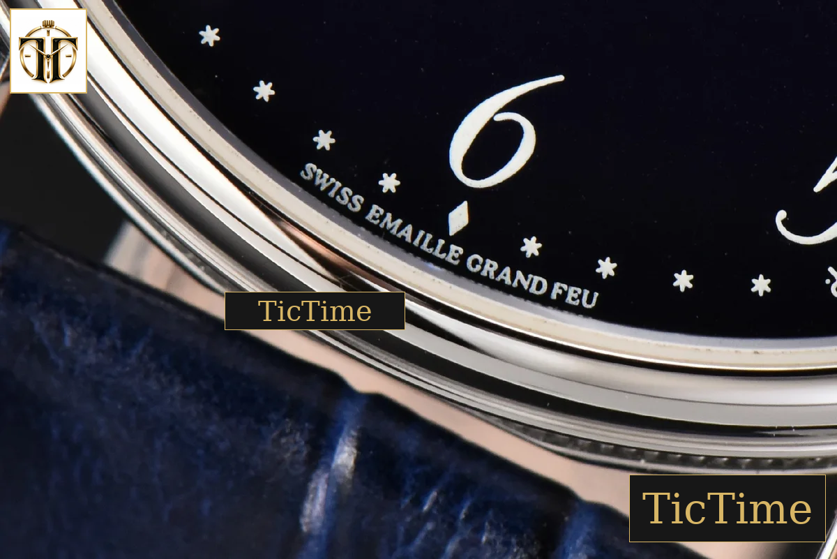 Classique 5177 38mm LTF Black Dial Digital Marker Blue Leather Strap MY9015 — foto 7