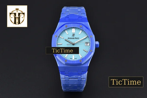 Foto frontal — Royal Oak Chrono 26240 41mm APSF Blue Ceramic Tiffany Dial Bracelet SA4401