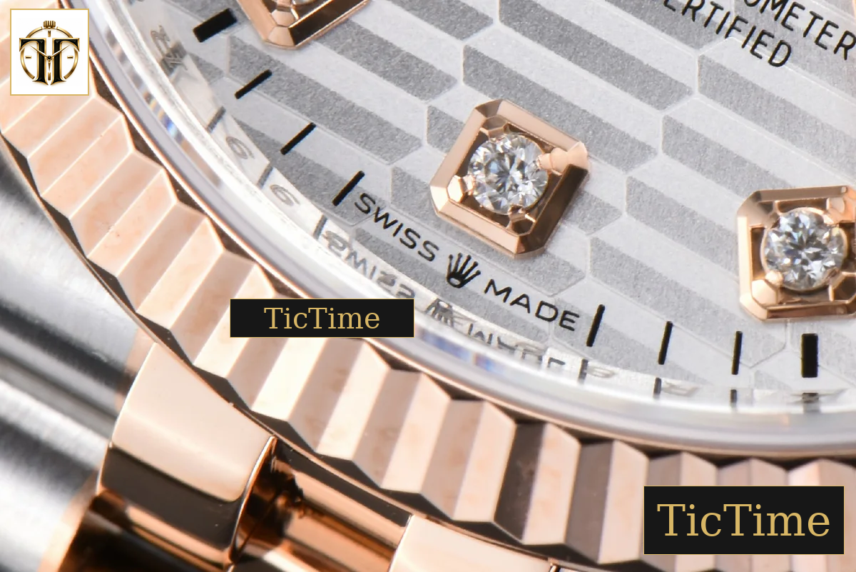 DateJust 36mm VSF RG/SS Silver Motif Dial Diamond Marker Jubilee VS3235 — foto 9