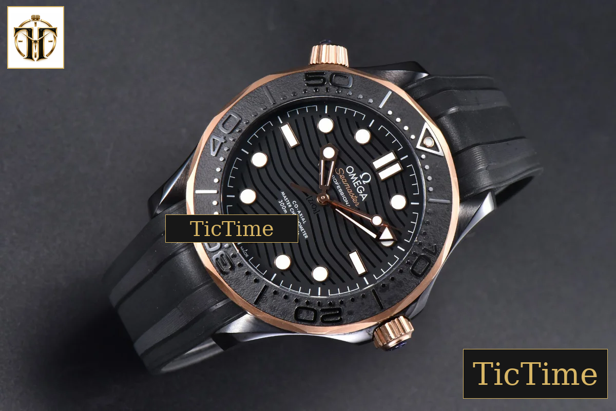 Seamaster Diver 300M 43.5mm VSF RG Nekton Ceramic Black Dial Black Rubber Strap VS8806 — foto 4