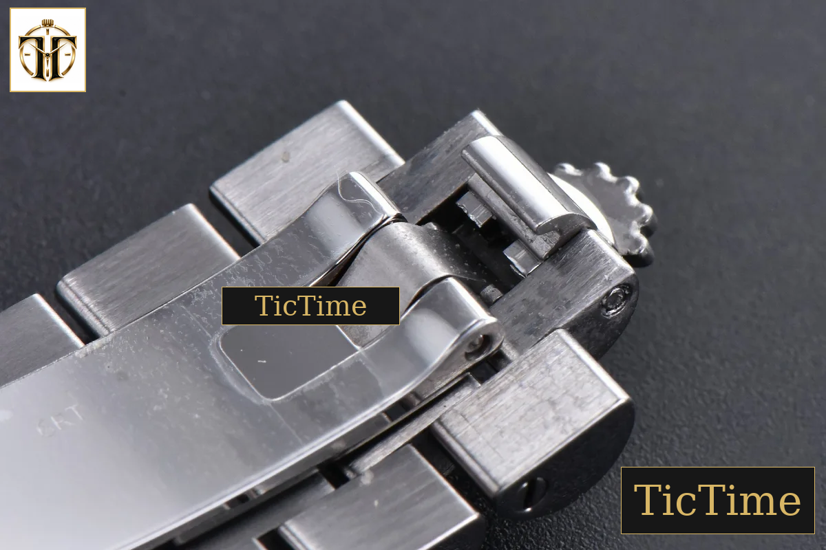 DayDate 36mm GMF SS Diamond Bezel White Dial Roman Marker President Bracelet (Tungsten) A2836 — foto 37