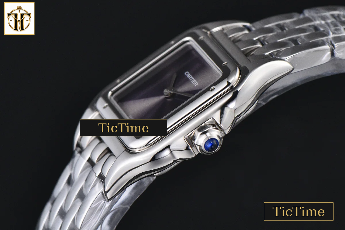 Panthère Secrete Ladies 22mm BVF SS Gray Dial SS Bracelet Ronda Quartz — foto 11