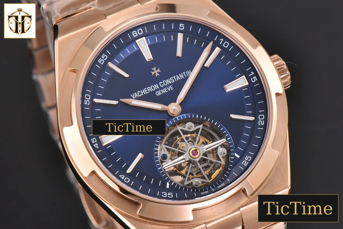 Overseas Tourbillon 6000V 42.5mm BBRF RG Blue Dial RG Bracelet Tourb — foto 12