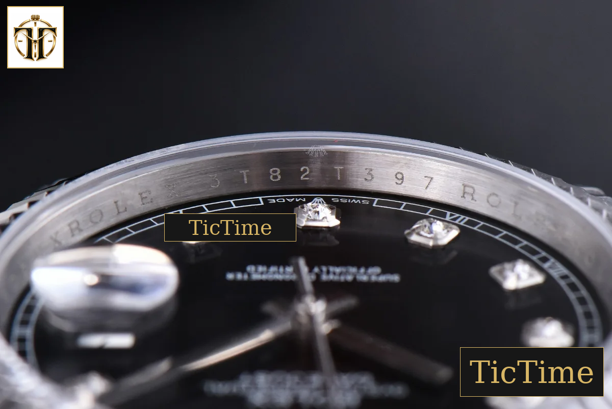Datejust 41mm GMF SS Black Dial Diamond Marker Fluted Bezel Jubille Bracelet VR3235 — foto 12