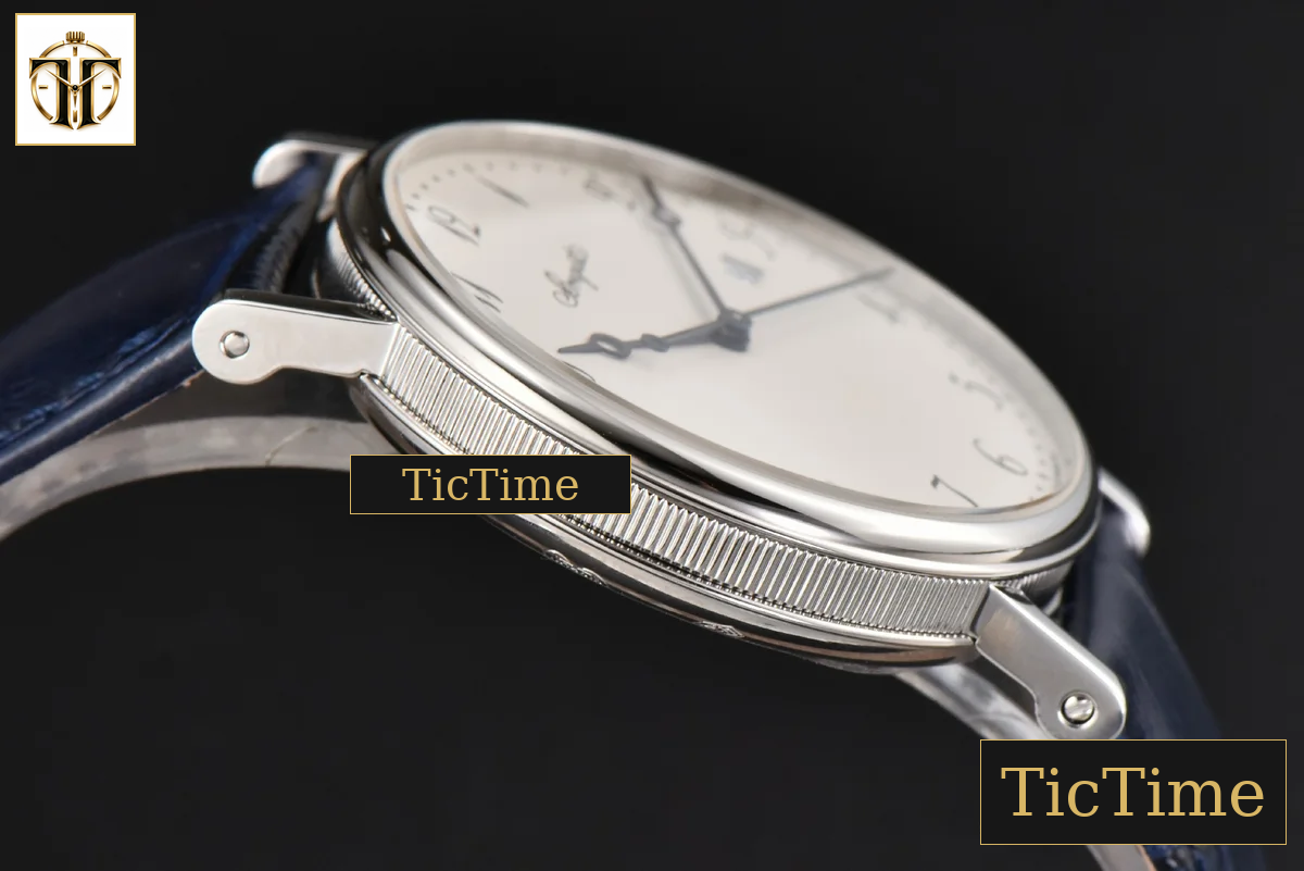 Classique 5177 38mm LTF White Dial Digital Marker Blue Leather Strap MY9015 — foto 11
