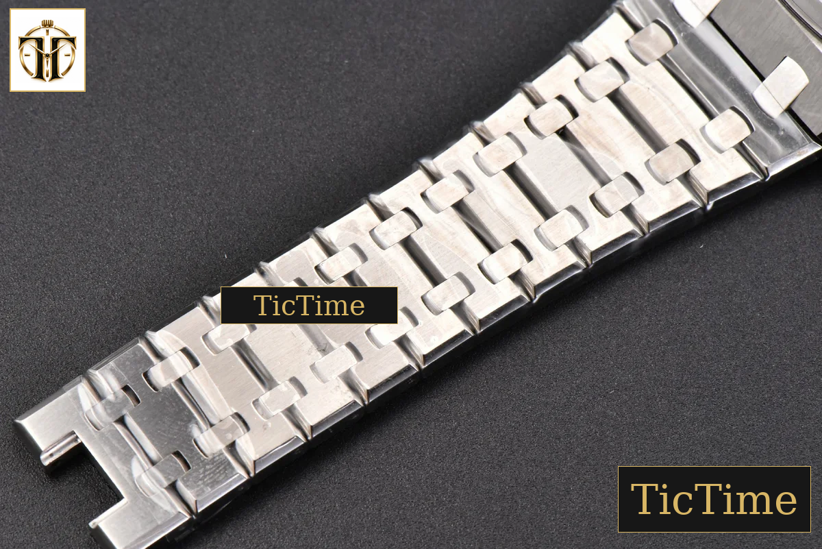 Royal Oak 15500 41mm APSF Black Textured Dial SS Bracelet V2 A4302 — foto 28