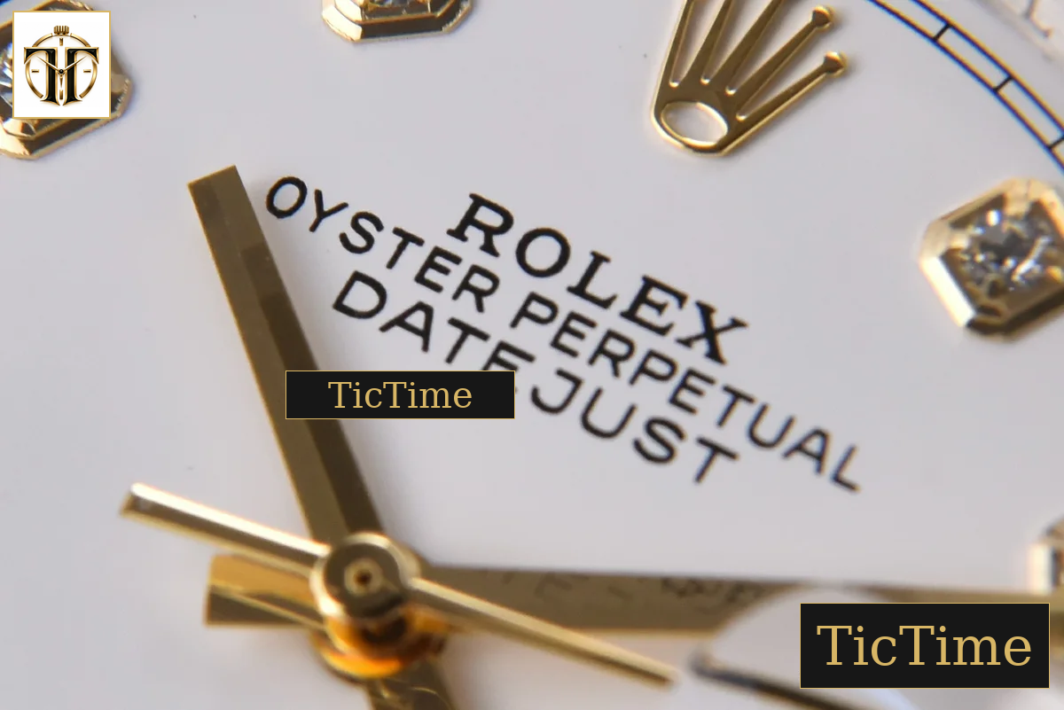DateJust 904L 36mm GMF YG/SS Fluted Bezel White Dial Diamond Marker Jubilee Bracelet VR3235 — foto 5