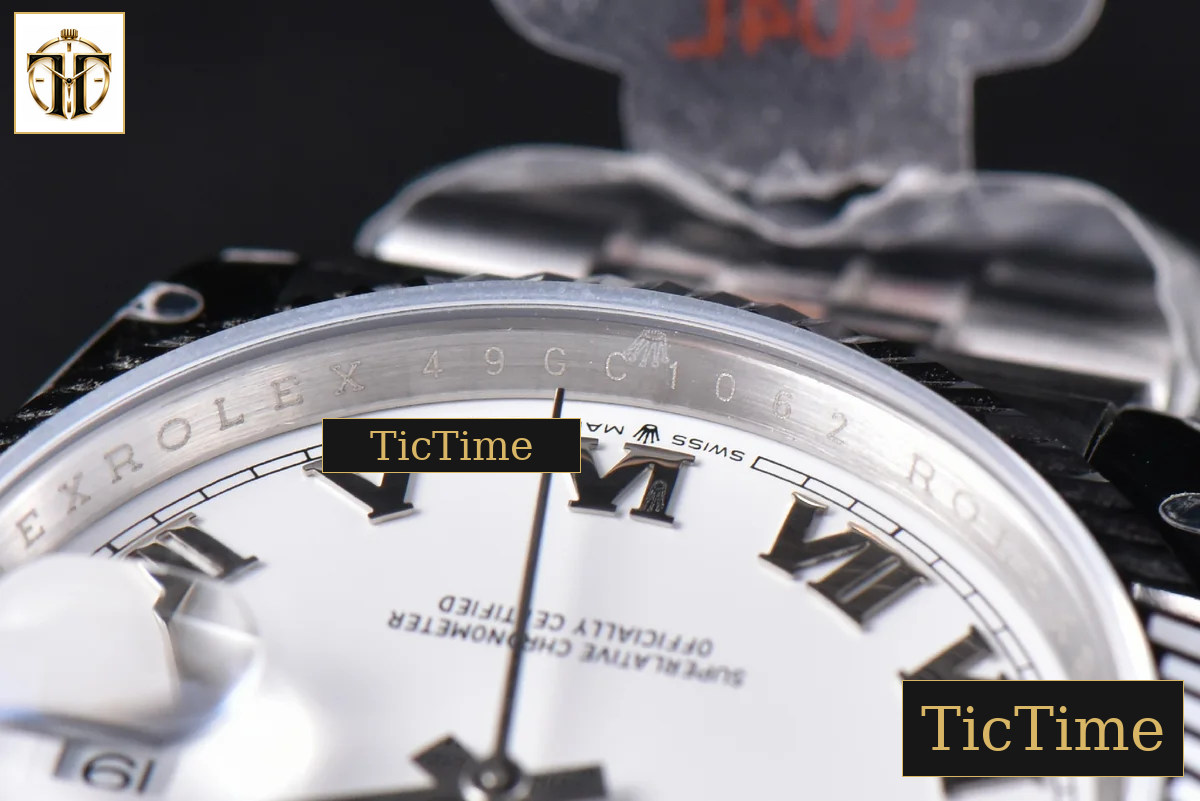 DateJust 36mm GMF SS White Dial Roma Marker Jubilee Bracelet VR3235 — foto 12