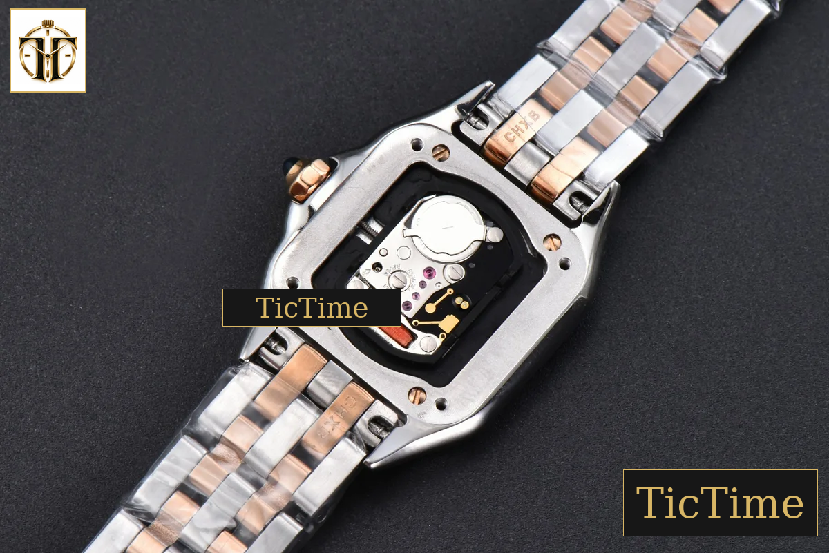 Panthère 22mm AF SS/RG Diamond Bezel White Dial SS/RG Bracelet Ronda Quartz — foto 19