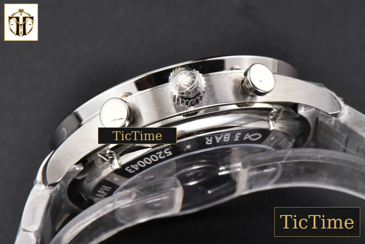 Portuguese Chrono IW3716 41mm RSF White Dial YG Hand SS Bracelet A7750 — foto 15
