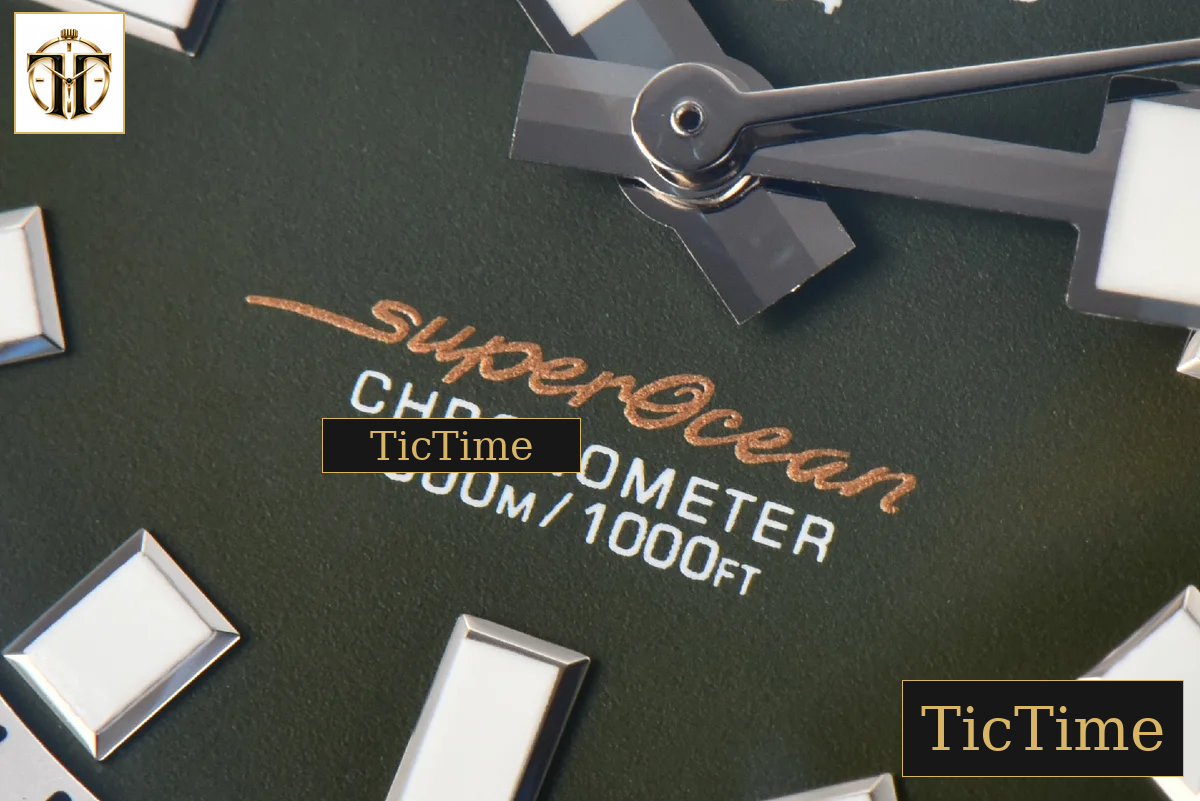 SuperOcean 44mm TF Green/White Dial SS Bracelet A2824 — foto 7