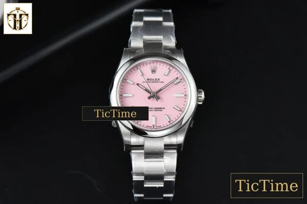 Foto frontal — Oyster Perpetual 277200 31mm EWF Pink Dial SS Bracelet A3230