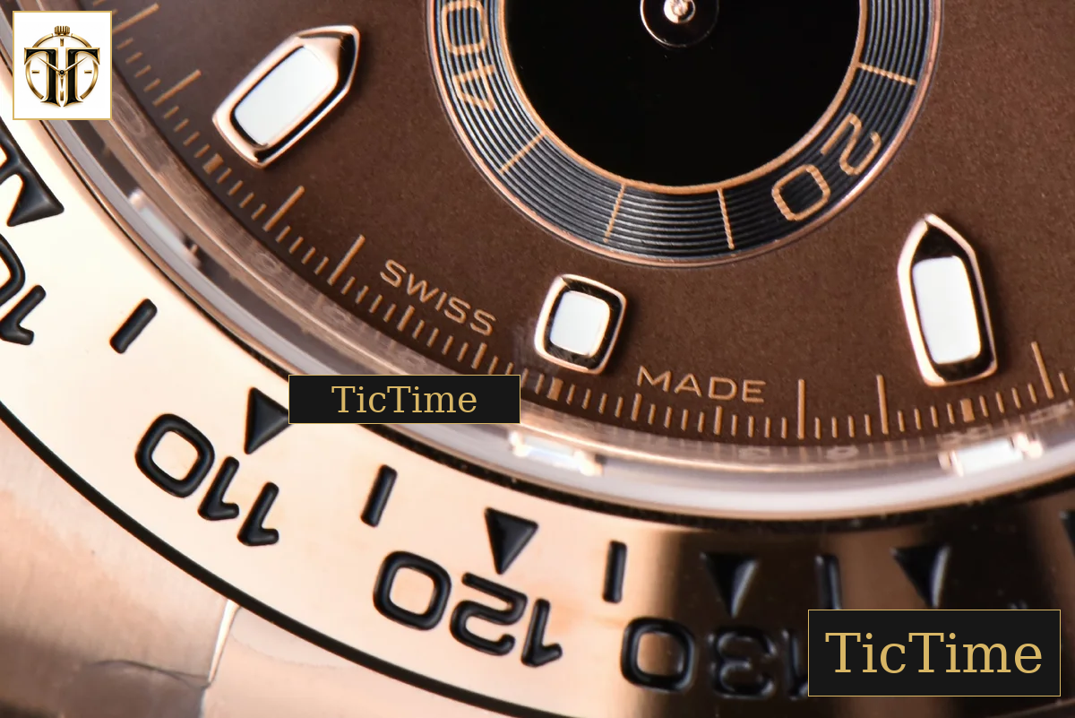 Daytona 116505 40mm BTF Brown Dial Black Subdial RG Bracelet SA4130 — foto 9