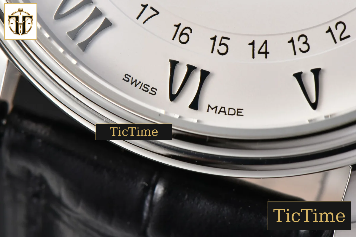 Villeret Complicated Function 6654 40mm OMF White Dial Black Leather Strap V3 A6654 — foto 8