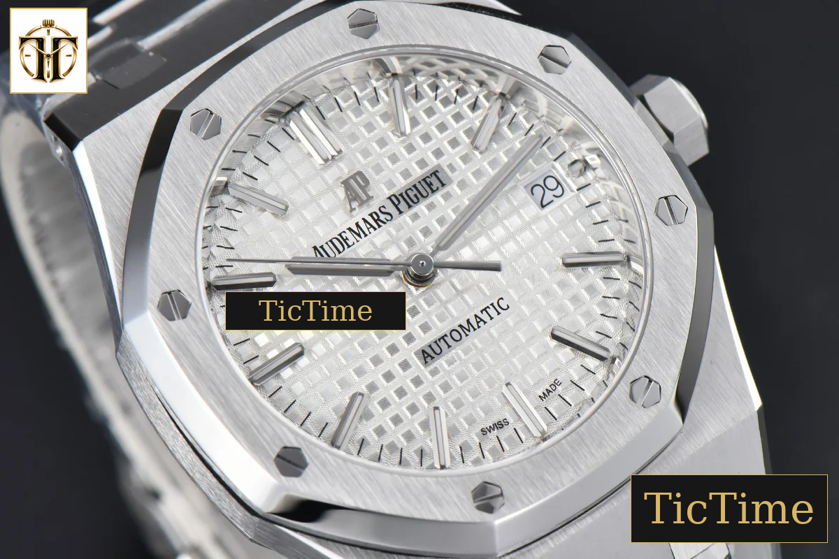 Royal Oak 15450 37mm ZF White Textured Dial SS Bracelet SA3120 — foto 12