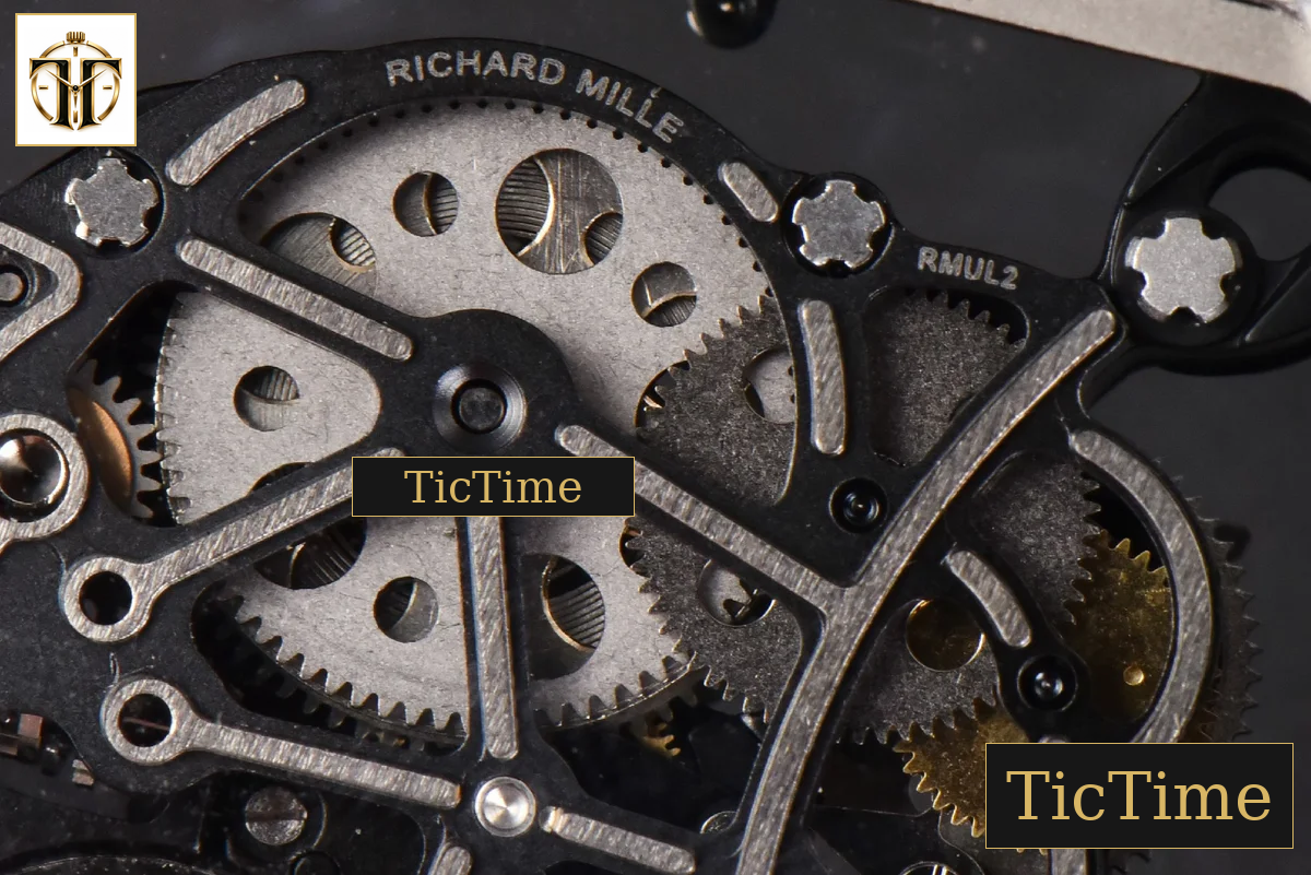 RM055 47.5mm BBRF Ceramic BBR Skeleton Dial Silver Hands Black Rubber Strap RMUL2 — foto 20