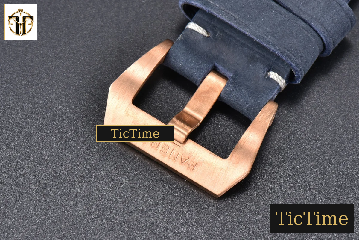 Submersible Quaranta PAM1074 42mm VSF Bronze Blue Dial Blue Leather Strap P900 — foto 18
