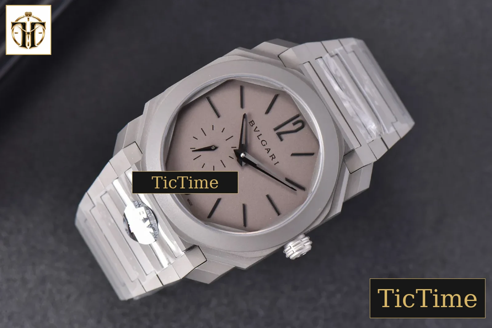 Octo 40mm BVF Cream Gray Dial SS Bracelet Miyota 9015 — foto 3