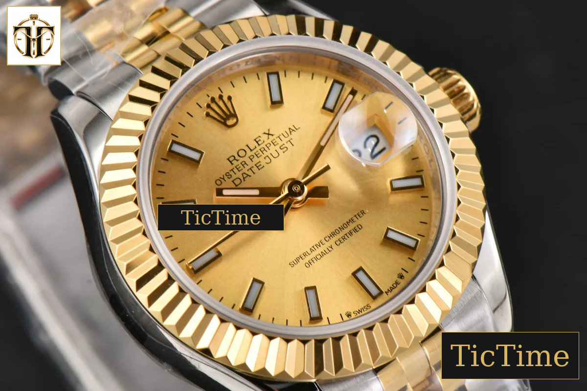 DateJust Ladies 28mm WF YG/SS YG Dial Jubilee Bracelet A2236 — foto 12