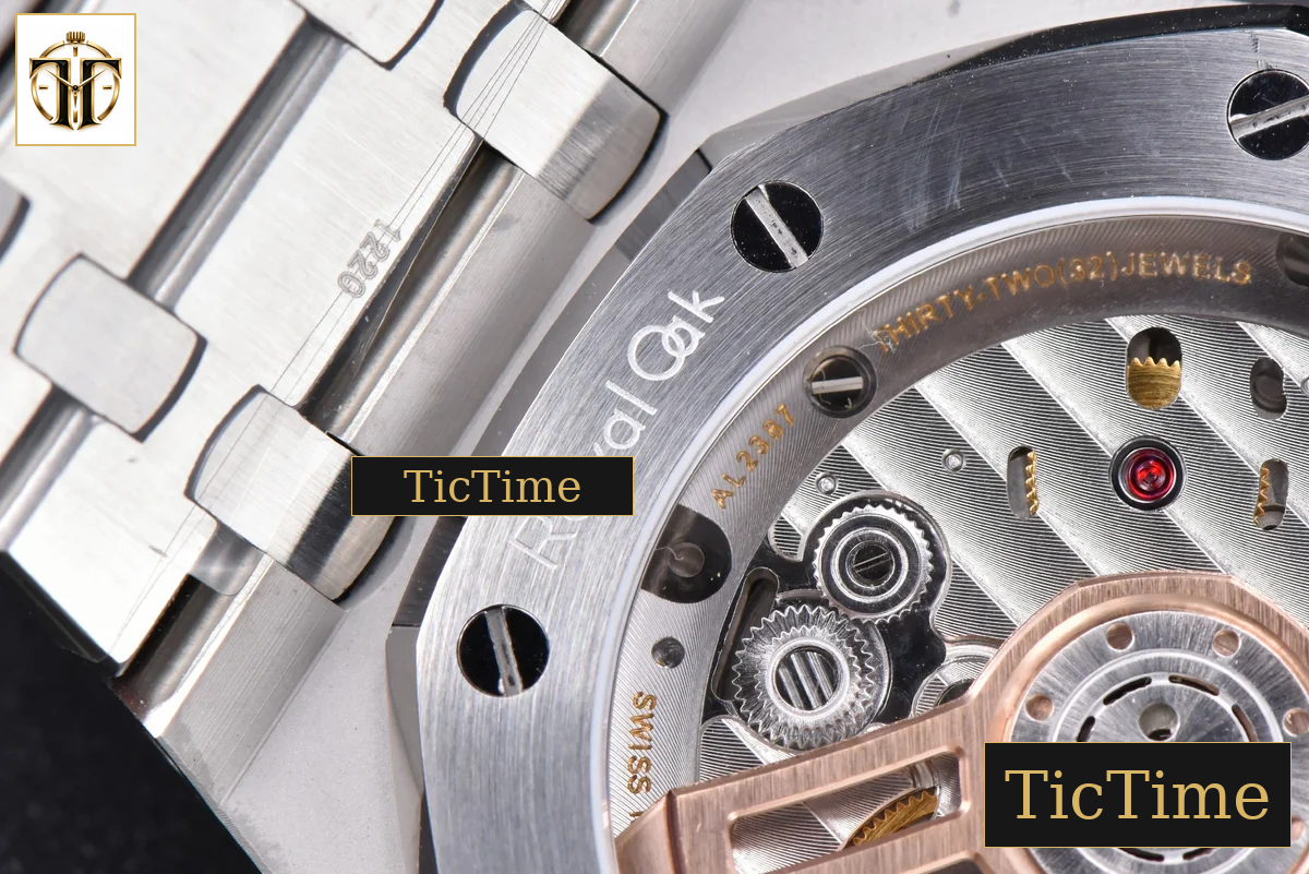 Royal Oak 15500 41mm OMF Black Textured Dial SS Bracelet V2 Miyota 9015 — foto 22