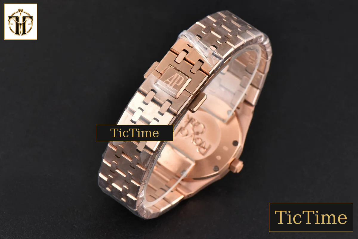 Royal Oak Ladies 33mm 8F RG Diamond White Dial RG Bracelet Swiss Quartz — foto 30