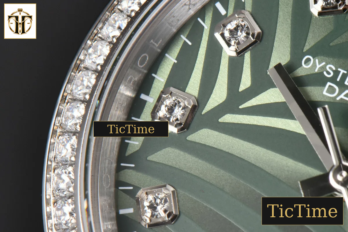 DateJust 36mm BPF Diamond Green Plam Dial Diamond Marker Jubilee Bracelet 3235 — foto 6