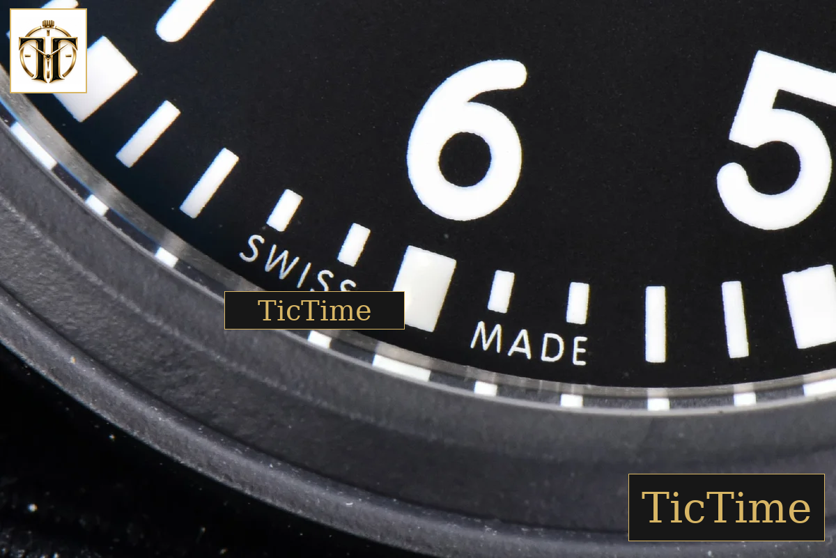 Pilot Top Gun IW326901 41mm ZF Black Ceramic Black Nylon Strap A32111 — foto 9