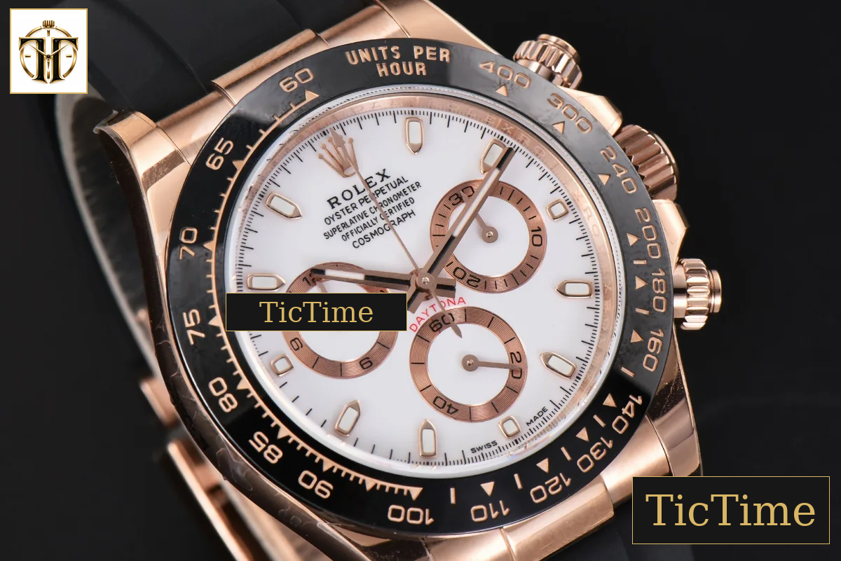 Daytona 116515 BTF RG Ceramic White/RG Dial Oysterflex Strap SA4130 — foto 12