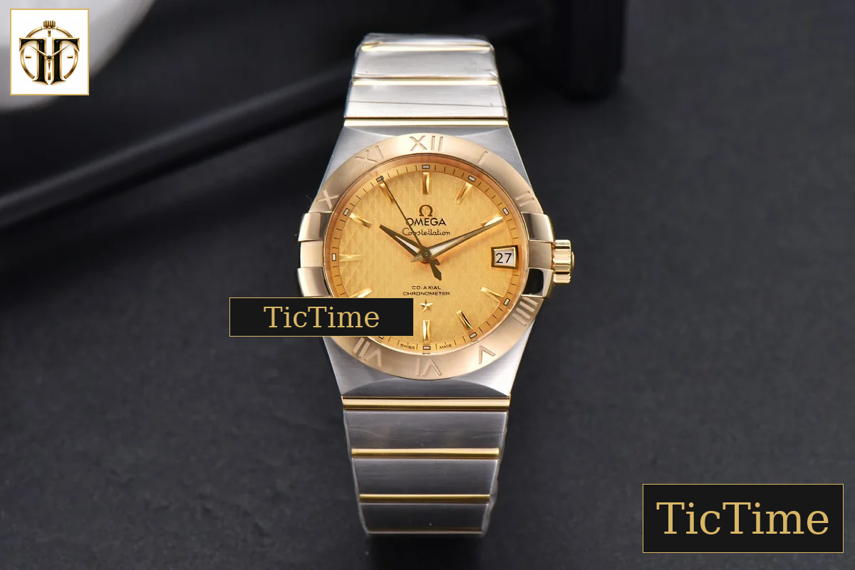 Constellation 38mm VSF YG/SS Gold Textured Dial YG/SS Bracelet A8500 — foto 3