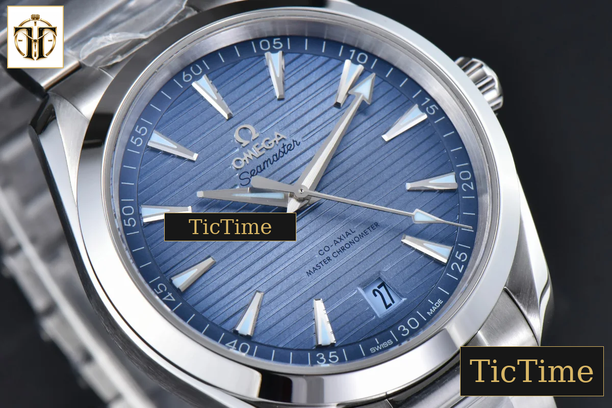 Aqua Terra 150m Summer 41mm VSF Blue Dial SS Bracelet A8900 — foto 11