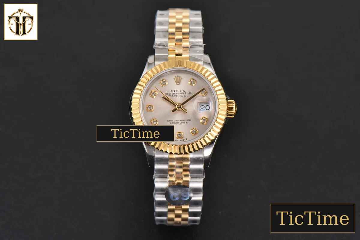 DateJust Ladies 28mm WF YG/SS Silver Dial Diamond Marker Jubilee Bracelet A2236 — foto 3