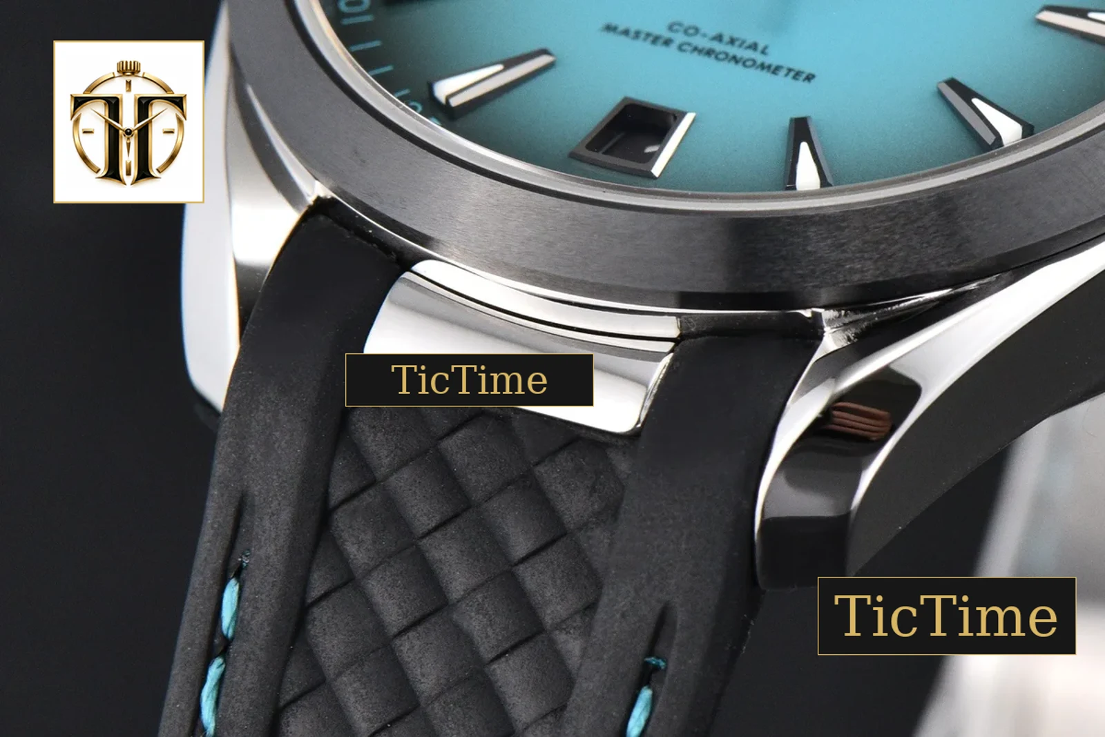 Aqua Terra 150M 41mm VSF SS Turquoise Dial PVD Bezel Rubber Strap VS8900 — foto 10