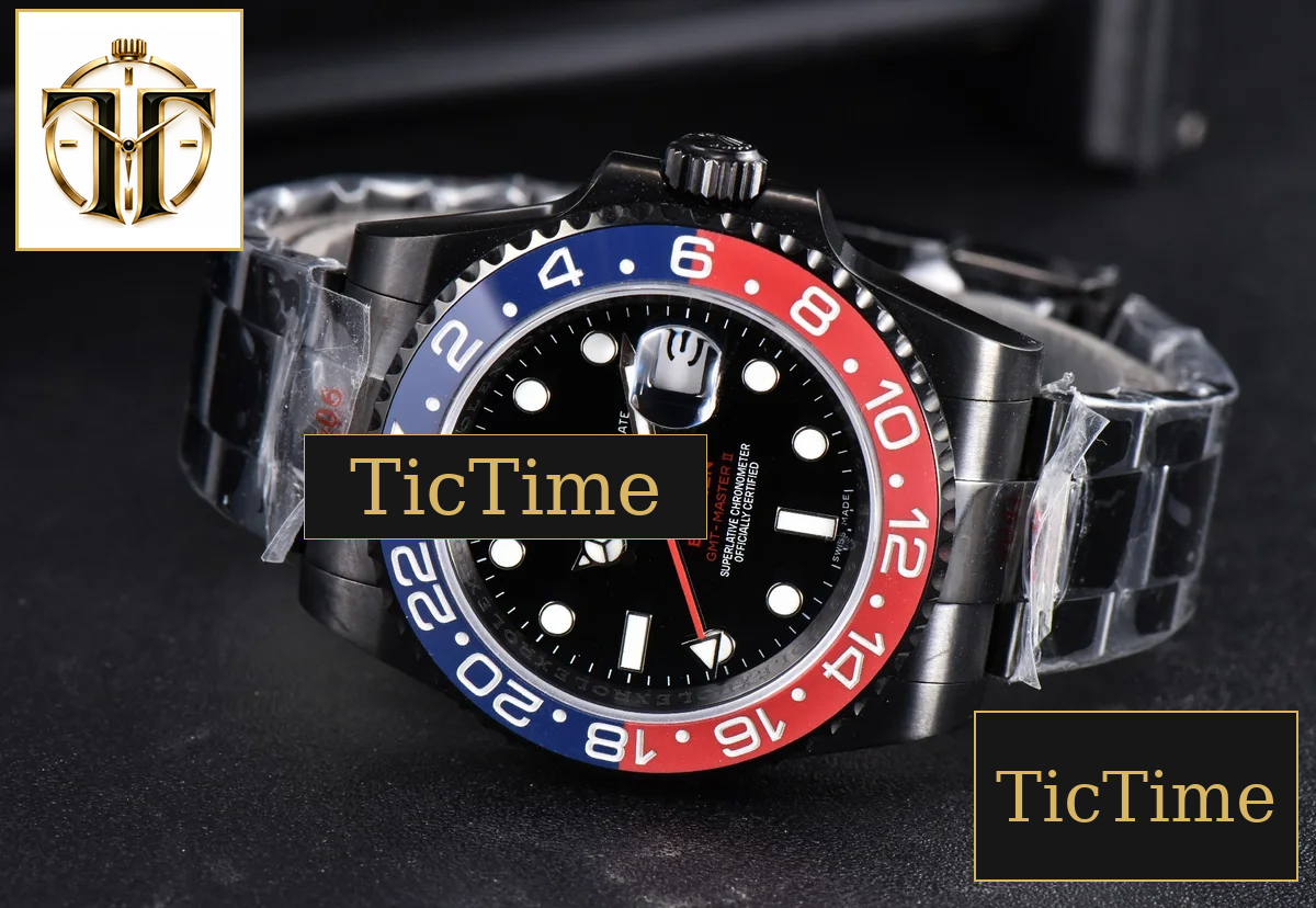 Blaken GMT Master IPKF Blue/Red Black Dial PVD Bracelet A2836 — foto 27