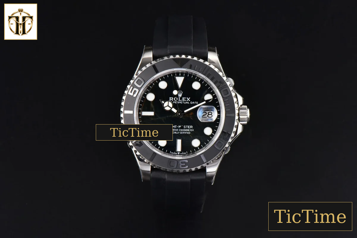 Yacht-Master Opals Surface 42mm CSF Black Dail Oysterflex Strap VR3235 — foto 3