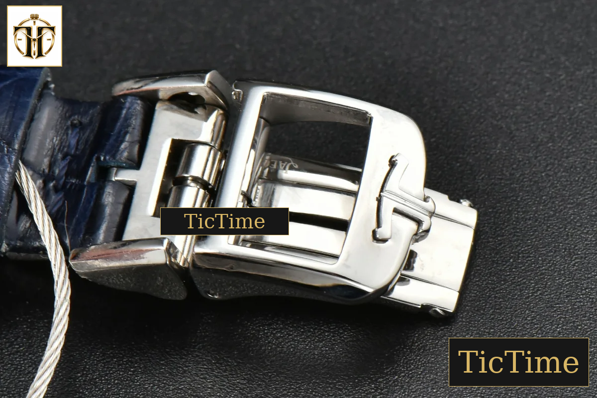 Reverso One 3288420 20mm IMF Diamond White Moissanite Blue Leather Strap (wth CZ stones ) Swiss Quartz — foto 14