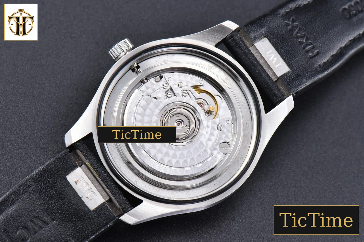 Mark XX IWC328201 40mm GSF Black Dial Black Leather Strap A2892 — foto 21
