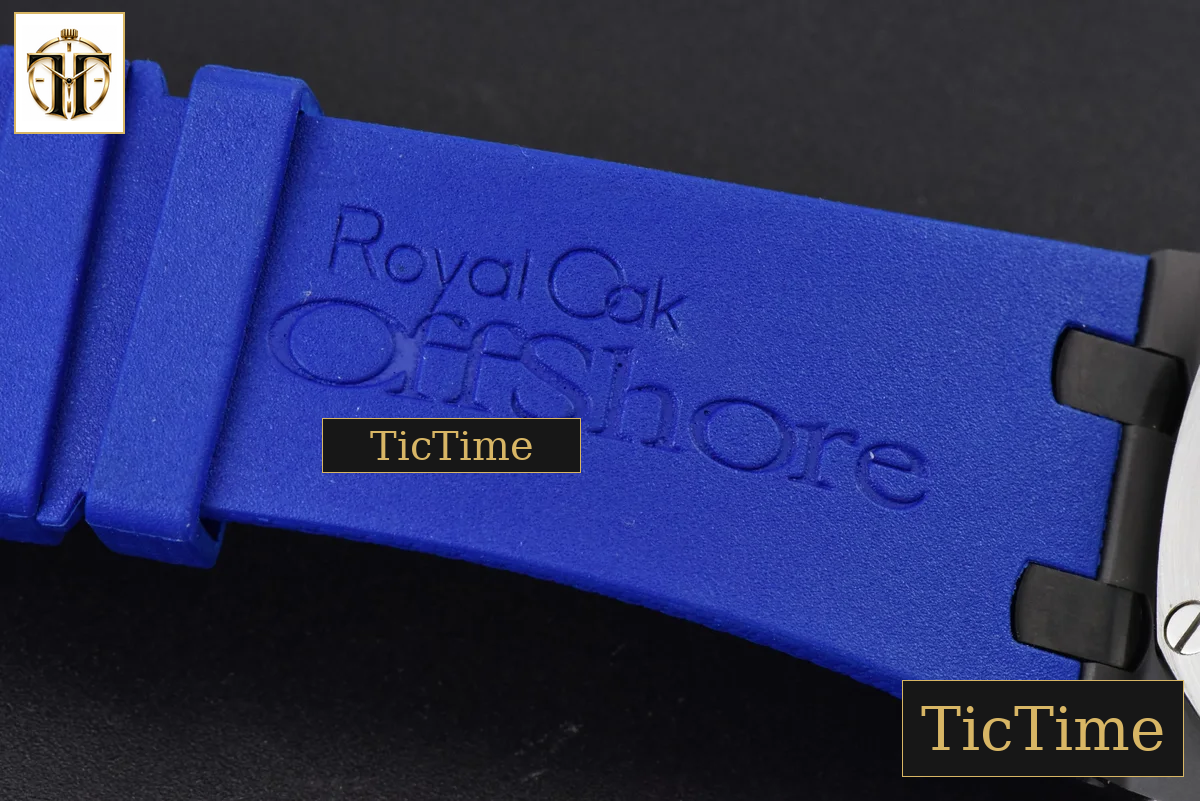Royal Oak Offshore 26405 44mm RSF Ceramic Blue Dial Silver Subdial Blue Rubber Strap A3126 — foto 31