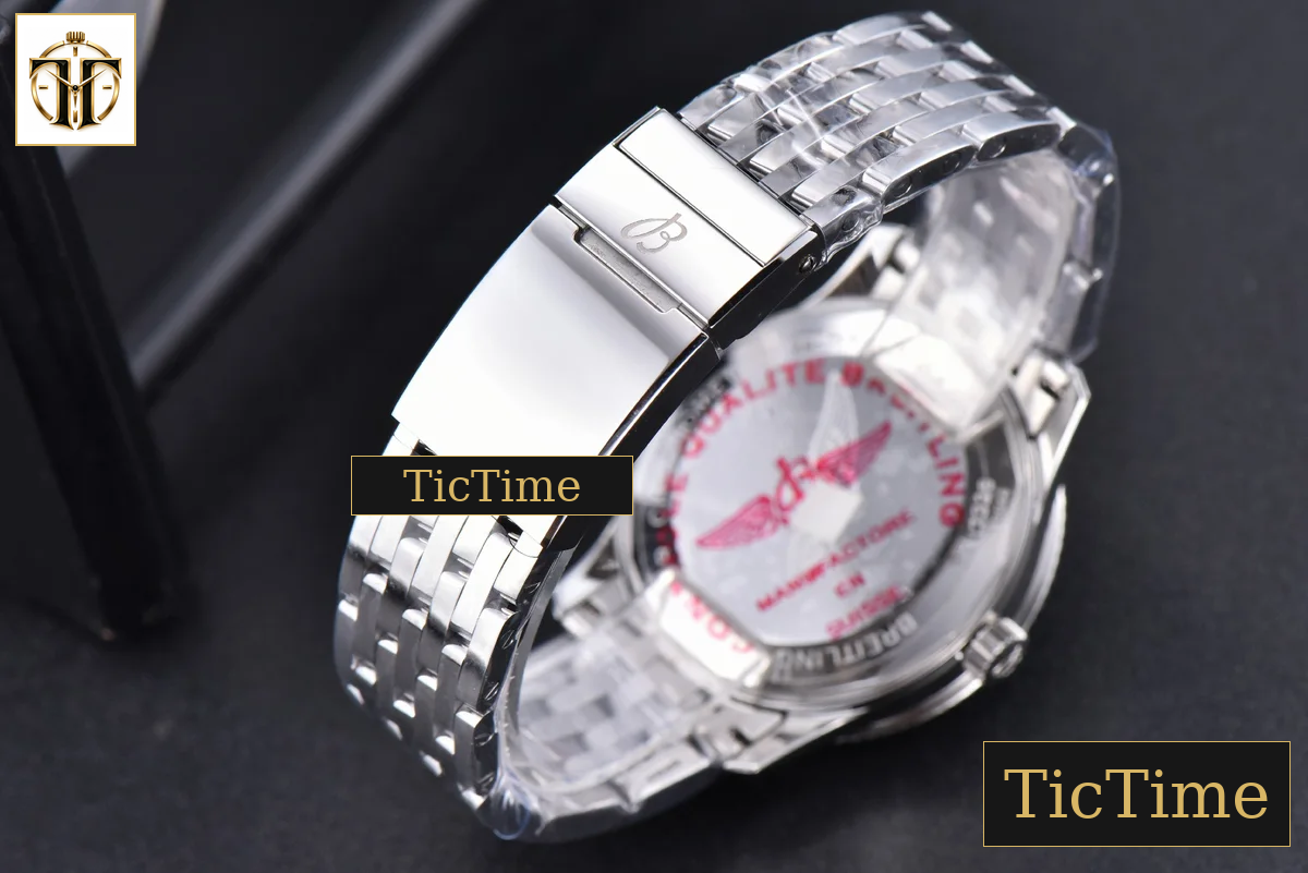 Navitimer 41mm TF SS Black Dial White Bezel SS Bracelet A2824 — foto 21