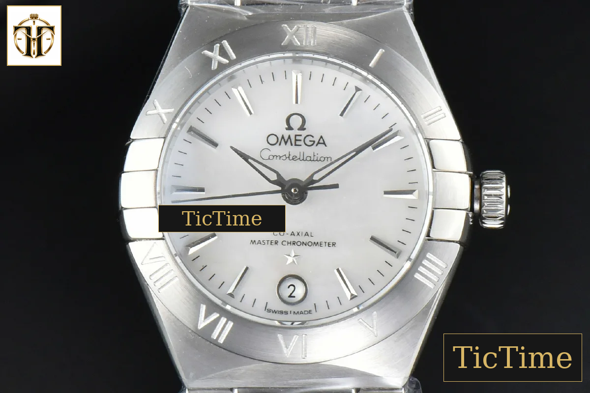 Constellation 29mm TWSF White Dial Stick Marker SS Bracelet A8700 — foto 3