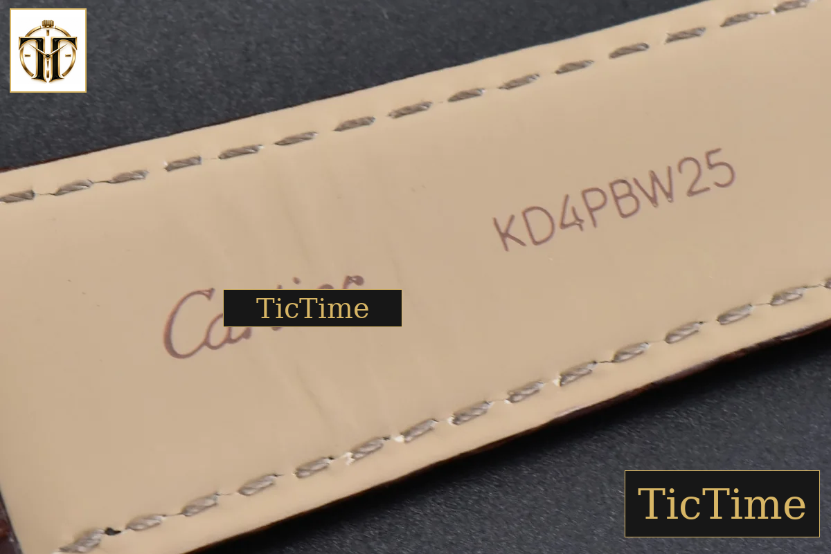Tank Solo XL Automatic 31mm x 41mm AF RG Diamond Brown Leather Strap 9015 — foto 22