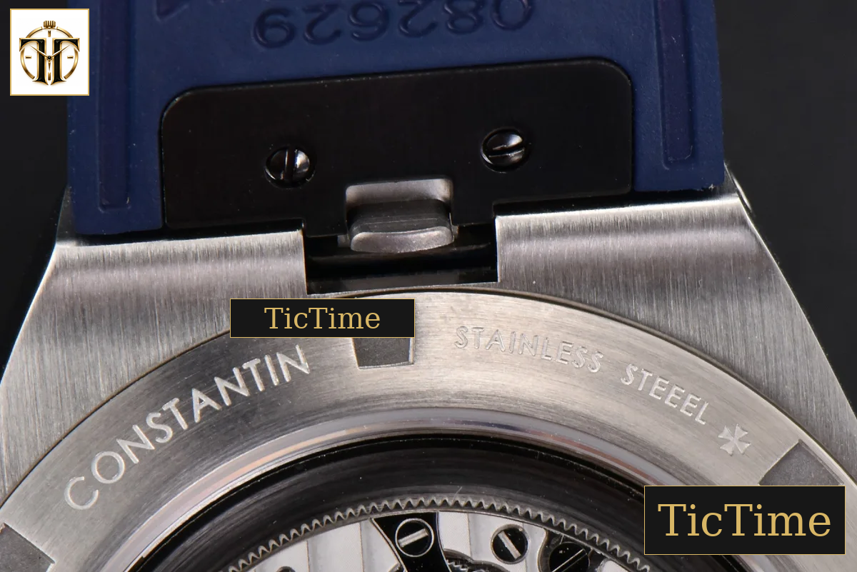 Overseas Tourbillon 6000V 42.5mm BBRF Blue Dial Blue Rubber Strap Tourb — foto 28