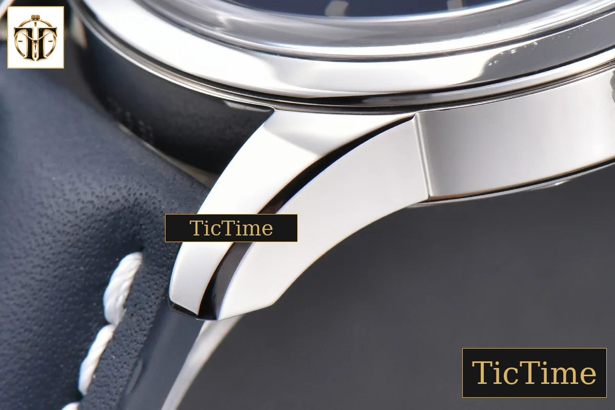 Transocean Day & Date 43mm V7F Blue Dial Black Leather Strap CA145 — foto 12
